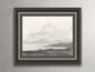 Serene Expanse Framed Print