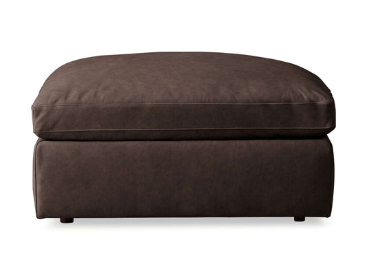 Beale Leather Ottoman