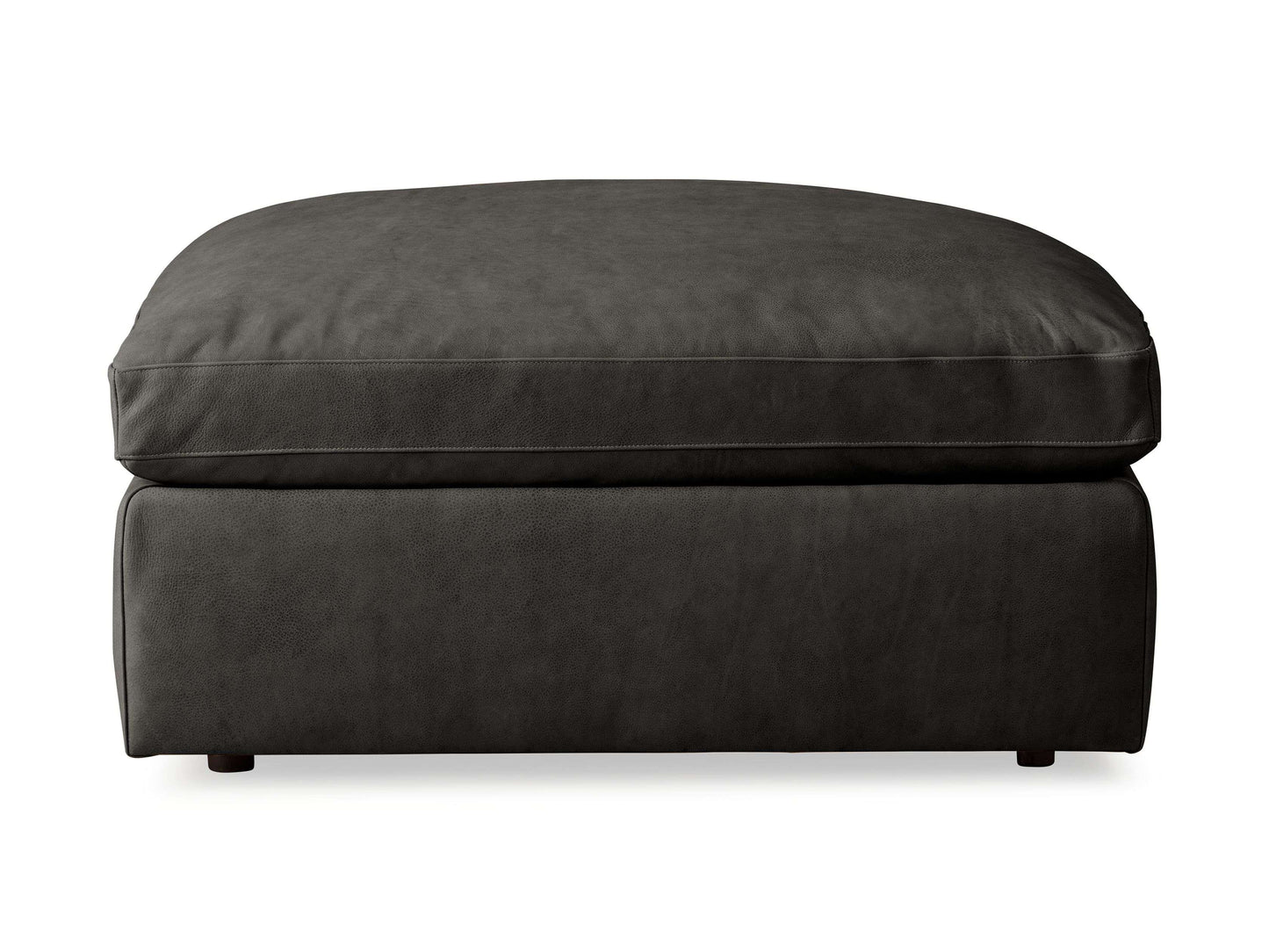 Beale Leather Ottoman