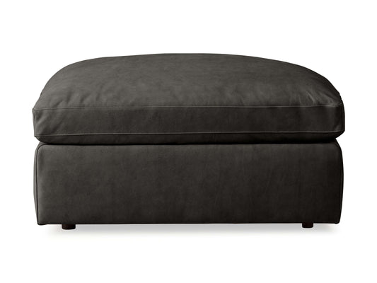Beale Leather Ottoman