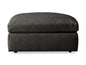 Beale Leather Ottoman