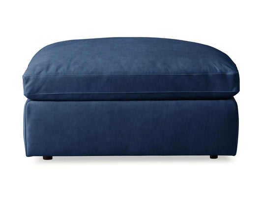 Beale Leather Ottoman