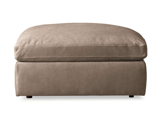 Beale Leather Ottoman